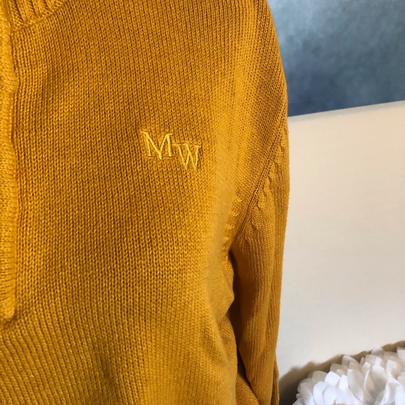 MANSWORLD mustard pullover size XL - Picture 5 of 9